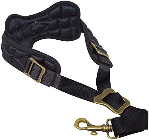 adorence Saxophone Neck Strap with Removable Washable Neck Pad - H04 Black