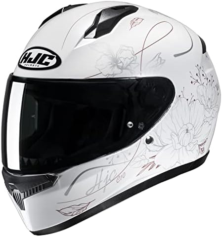 HJC C10 Epik Full Face Motorcycle Helmet with HJ-34P Pinlock Shield, DOT Approved (MC8, Medium)