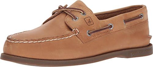 Sperry Men's Authentic Original 2-Eye Boat Shoe, Sahara, 8.5 W US