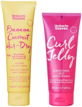 Umberto Giannini Curl Jelly Scrunching Jelly 6.7 fl Oz - Frizz Solution Defining Hair Gel for 2a-4c Curly, Wavy, Coily Hair - Vegan & Cruelty-Free