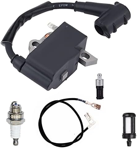 Ignition Coil with Spark Plug Compatible with Stihl MS231 MS251 MS251C Chainsaw Replaces 1143-400-1307