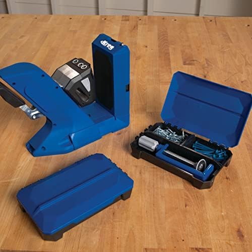 Kreg Tool KPHJ720PRO Pocket-Hole Jig 720PRO - Easy Clamping & Adjusting - Includes Durable Kreg Pocket-Hole Screws - For Materials 1/2" to 1 1/2"