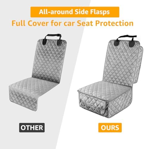 PETICON Waterproof Front Seat Car Cover 2 Pack, Full Protection