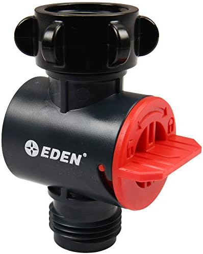 Eden 20138 Inline Water Filter for Garden Hoses and Tools - Anti-Rust, 50 Mesh Stainless Steel Screen, Easy Install, High Flow 11 GPM
