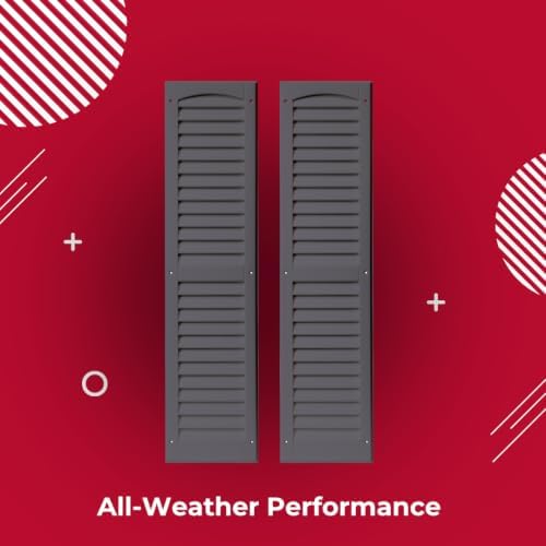 9" x 27" Paintable Raised Panel Shed Shutters, 1 Pair | Paintable raised panel non-operable shutter pair for shed, playhouse and coop windows.