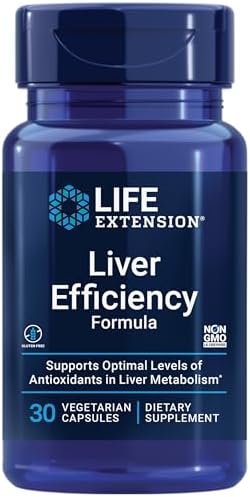 Life Extension Liver Efficiency Formula, Supports Healthy Liver Function at the Cellular Level and Optimal Levels of antioxidants in Metabolism