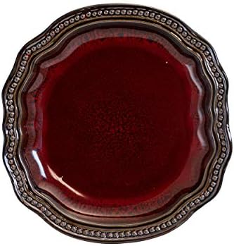 Elama Regency 16 Piece Luxurious Stoneware Dinnerware with Complete Setting for 4, 16pc