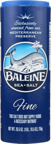 La Baleine · French Fine Sea Salt · 750g - 26.5 Oz (Pack of 2)
