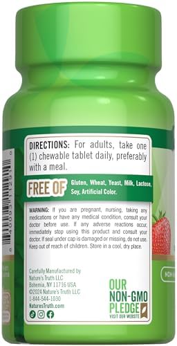 Nature's Truth Chewable Vitamin D3 | 2,000 IU | 100 Tablets