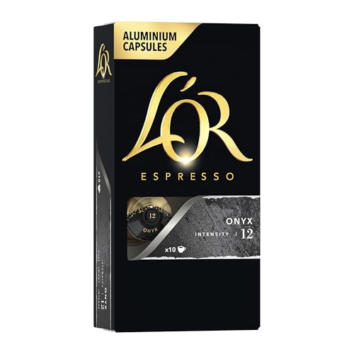 L'OR Espresso Capsules, Dark Roast, Onyx, 10 Capsules