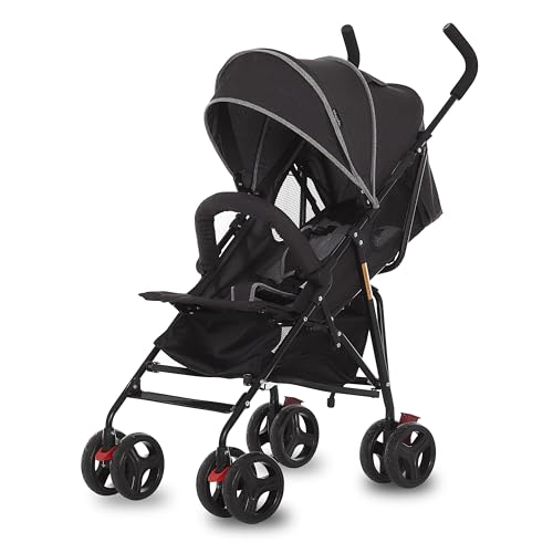 Dream On Me Vista Moonwalk Baby Stroller in Light Gray, Lightweight Infant Stroller with Compact Fold