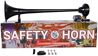 HornBlasters Safety 12/24 Volt Air Horn Only - Loud Fire Truck Tone - Super Efficient