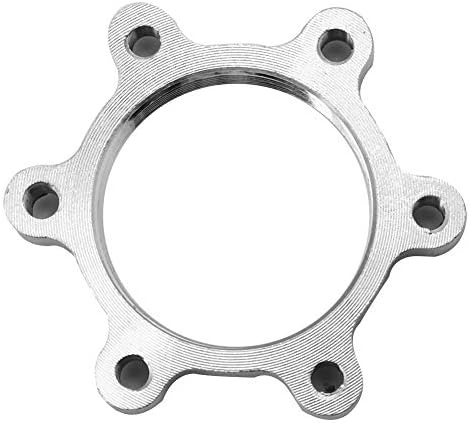 Aluminium Alloy Freewheel Threaded Hubs Disk Disc Brake Rotor 6 Bolt Flange Adapter Replacement Part, 10Pcs/Pack (48mm/1.89inch)
