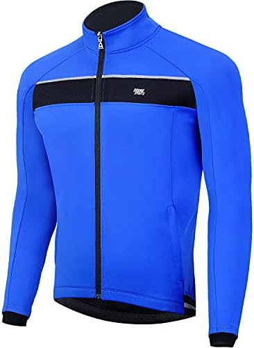 Souke Sports Men's Winter Cycling Jacket Windproof Thermal Bike Jacket