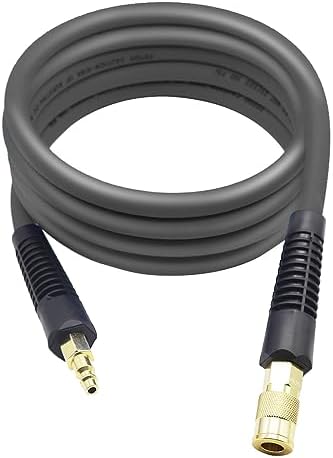 YOTOO Hybrid Air Hose 3/8-Inch by 50-Feet 300 PSI Heavy Duty, Lightweight, Kink Resistant