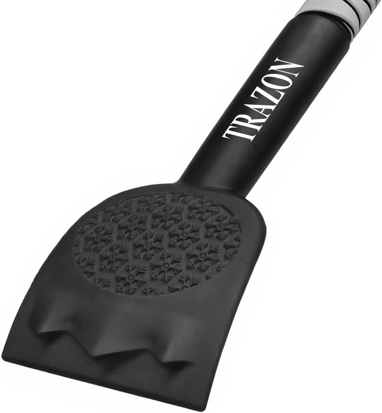 42.4" Extendable Snow Brush & Mini Snow Shovel/Ice Scraper for Car Windshield with Foam Grip for Cars, SUV, Trucks, Detachable Сar Scraper