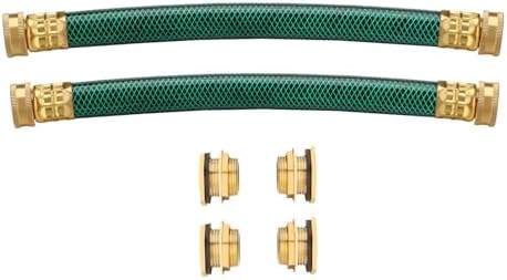 2PCS Rain Barrel Hose Connector, Rain Barrel Overflow Linking Kit