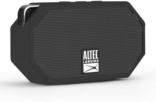 Altec Lansing Mini H2O - Waterproof Bluetooth Speaker, IP67 Certified & Floats in Water, Compact & Portable Speaker for Hiking, Camping, Pool, and Beach
