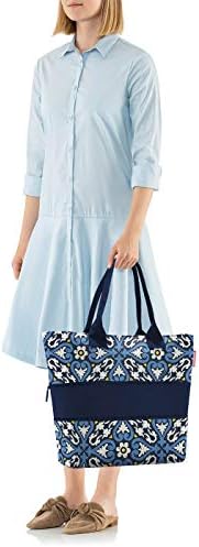 reisenthel shopper e1 - Large capacity and expandable bag made of water repellent and recycled polyester fabric