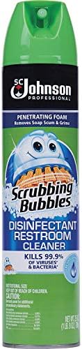Scrubbing Bubbles Professional Disinfectant Restroom Cleaner, 25 Oz (Pack of 12)