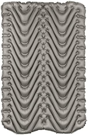 KLYMIT Double V Inflatable Sleeping Pad | Thick, Lightweight, Easy to Inflate, Foldable Air Bed Mattress for Camping & Backpacking