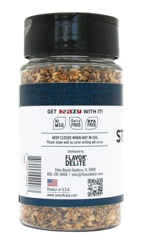 Jane's Krazy Seasonings Mixed-Up Steakhouse Seasoning, 4 Ounce