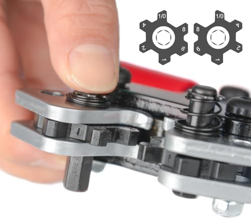 iCrimp Battery Cable Lug Crimping Tool for 8, 6, 4, 2, 1, 1/0 AWG Heavy Duty Wire Lugs, Battery Terminal, Copper Lugs with Wire Shear Cutter