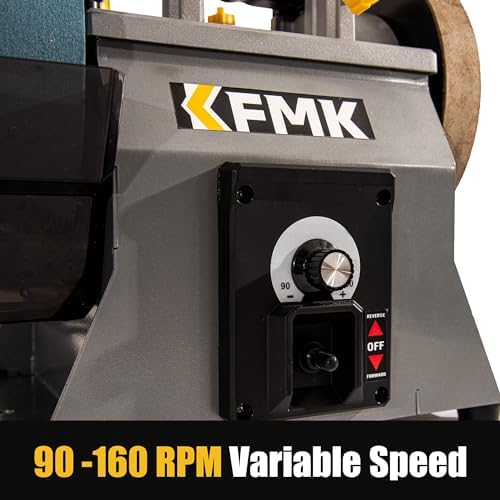 2x42 in. Belt Sander & 6" Disc Sander Combo, 3.5Amp Bench & 1/2HP Belt Sander for Woodworking, Metalworking & Knife Making, Sharpening