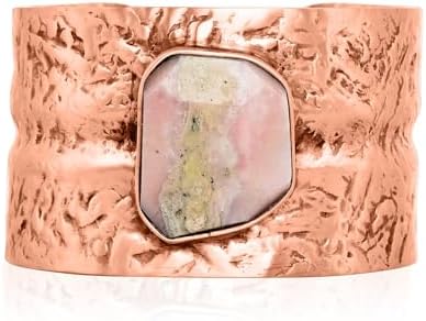 SHOP LC DELIVERING JOY Handmade Gemstone Cuff Bracelet