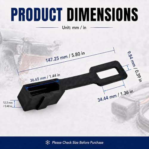 2PCS 61548 Plug Covers For Western SnowEx Fisher Snow Plow Wire Harness | Replaces 61548K B61548 8291K