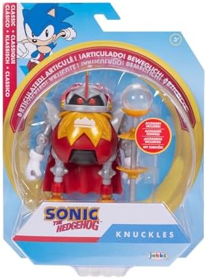 Sonic the Hedgehog 4-inch Heavy King Eggrobo Action Figure with Spike Trap Accessory. Ages 3+ (Officially licensed by Sega)