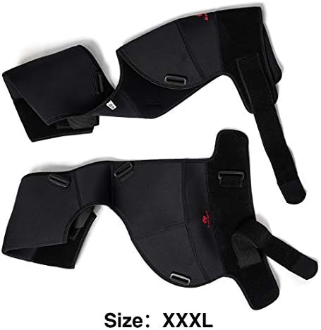 Double Shoulder Support Brace Strap Wrap Neoprene Protector,L