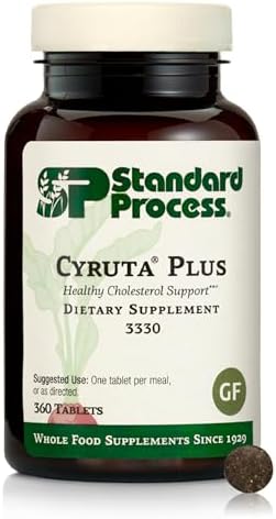 Standard Process Cyruta Plus - Capillary & Circulation Support - Aids Healthy Peripheral Circulation - Gluten-Free, Non-Dairy & Non-Soy - 360 Tablets