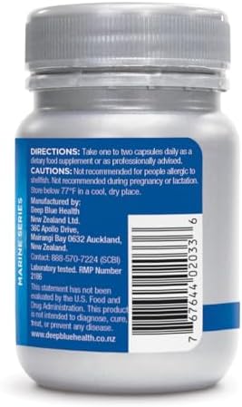 Green Lipped Mussel - 90 Capsules - The Miracle From New Zealand for Arthritis Care and Joint Health