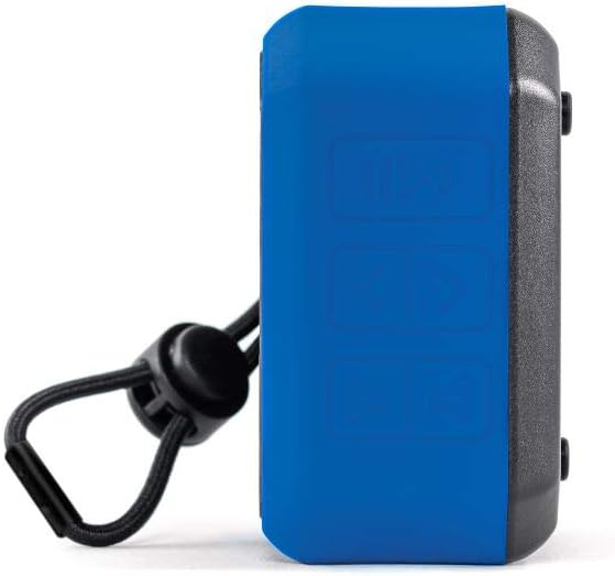 ECOXGEAR EcoPebble Lite GDI-EXPLT502 Rugged Waterproof Floating Portable Bluetooth Wireless 5-Watt Mini Smart Speaker (Blue)