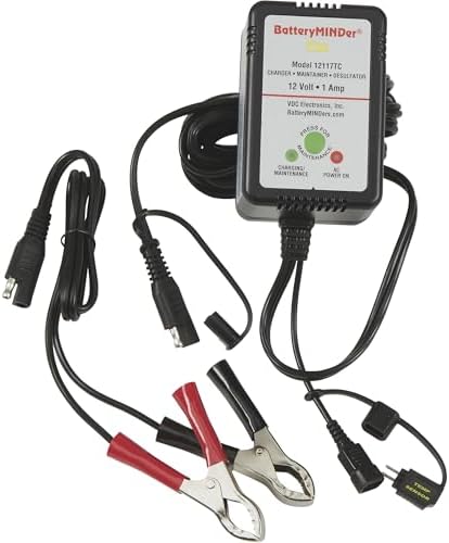 BatteryMINDer Plus Battery Charger/Trickle Charger/Desulfator- 12V 1A