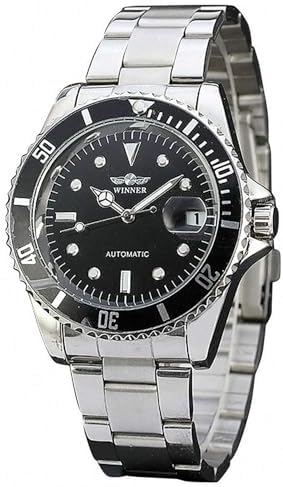 MASTOP Men Automatic Mechanical Watches Full Steel Waterproof Mens Watches | Calendar,Fashion Wristwatch for Men