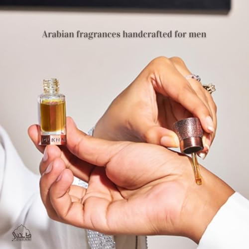 Dukhni Sandalia Attar Oil 6ml Sandal Perfume Oil | Luxury Islamic Gifts | Pure Sandalwood Attar Perfume Oil for Men & Women | Premium, Non-Alcoholic