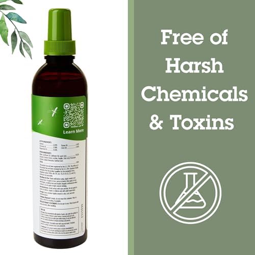Quantum Health Buzz Away Extreme Mosquito & Tick DEET-Free Repellent, 8 oz | Effective Outdoor Bug Spray, Kid-Friendly, Geraniol, Peppermint, Citronella, Thyme & Clove, Independent Field Tested