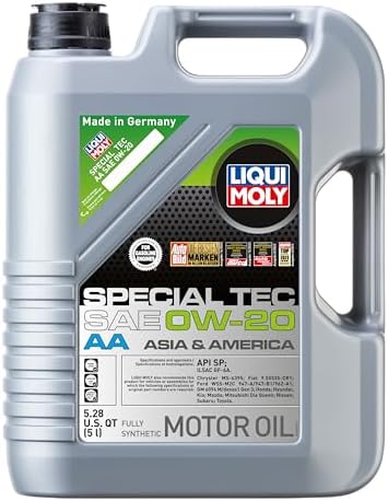 LIQUI MOLY Special Tec AA SAE 0W-20 | 5 L | Fully synthetic engine oil | SKU: 2208