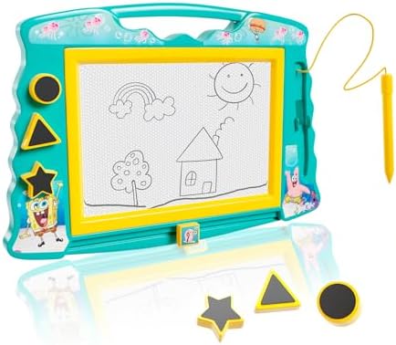 Lollipop PAW Patrol Magnetic Drawing Board with Stylus and 3 Stamps, for Girls or Boys (Pink)…