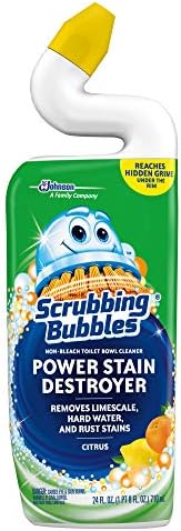 Scrubbing Bubbles Extra Power Toilet Bowl Cleaner, Citrus, 1 Squeeze Bottle, 24 oz
