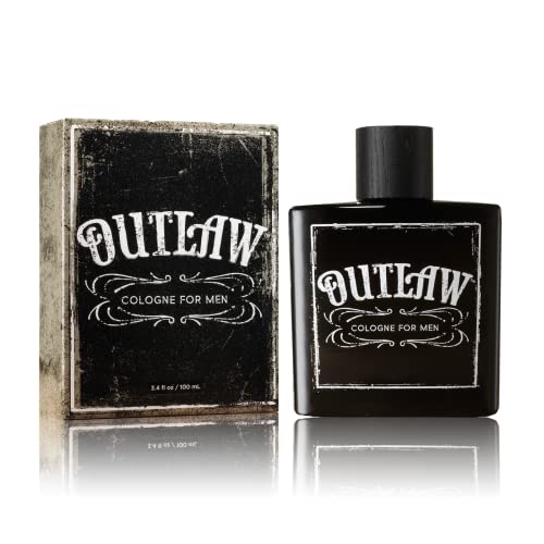 Tru Western Outlaw Men’s Cologne - Refreshing Bergamot, Lavender and Fir Balsam for a Sensual Aroma - 3.4 fl oz