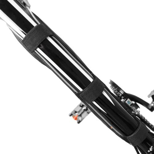 Ibera Bike Frame Bag - Slim Pouch Zipper Compartment & Velcro Mount - Water-Resistant, Fits Most Bikes - Holding Tools Snacks