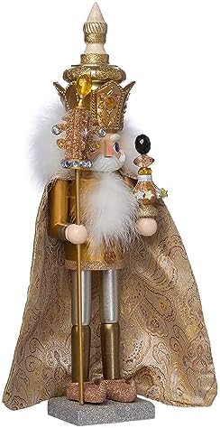 Kurt Adler 18-Inch Hollywood Gold King Nutcracker