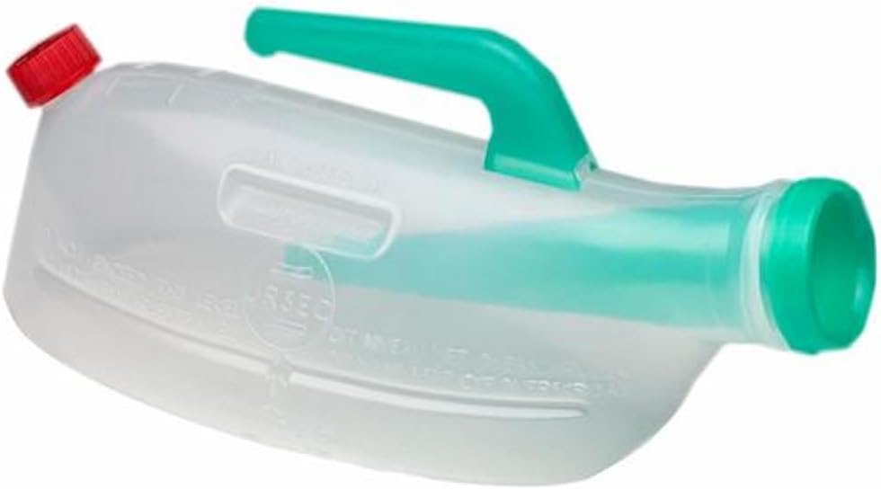 URSEC Spill Proof and Anti-Reflux Male Urinal - For Elderly, Disabled, and Other Therapeutic Uses.