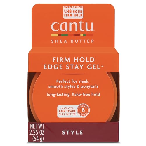 Cantu Natural Hair Styling Gel Stay Extreme Hold Tube, 8 Oz