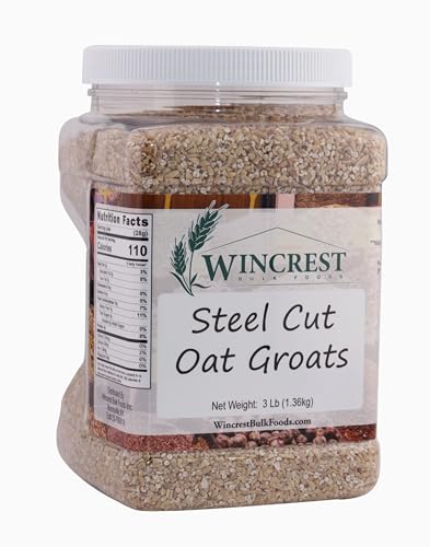 Steel Cut Oat Groats - 3 Lb Tub