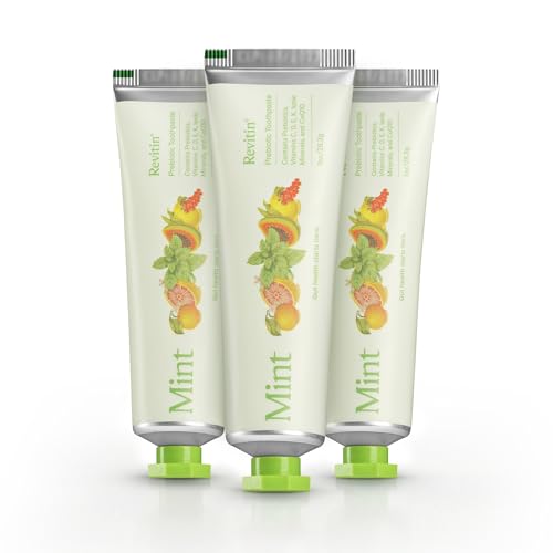 Revitin Toothpaste | Fluoride-Free Prebiotic Citrus Tooth Gel | No SLS, Gluten Free, Dye Free, GMO Free, No Sweeteners | Non-Toxic, Kid Approved