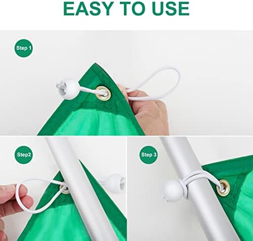 30PCS of 3 Sizes Ball Bungee Cords, 6, 9, 11 Inch Tarp Canopy Bungee Balls, Heavy Duty Tie Down Cord for Shelter, Gazebo, Camping, Tent, Cargo